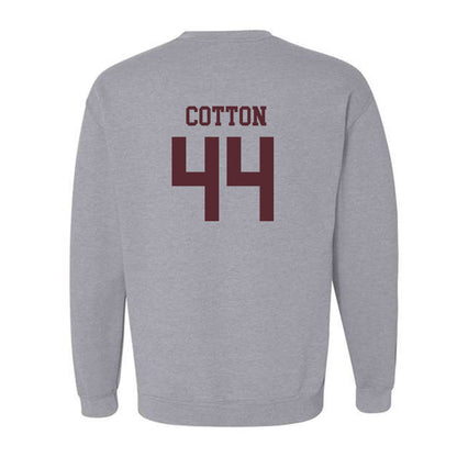 Texas State - NCAA Baseball : Jackson Cotton - Classic Shersey Crewneck Sweatshirt-1