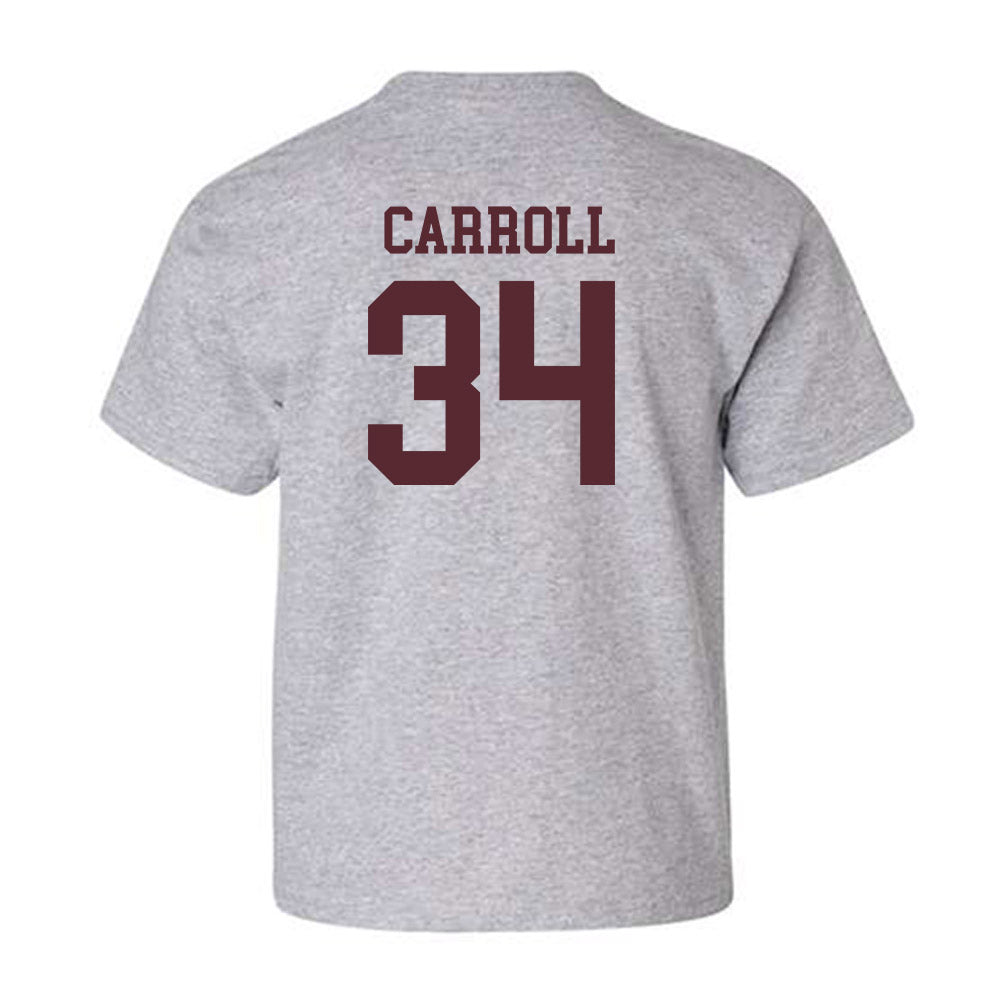 Texas State - NCAA Baseball : Coll Carroll - Classic Shersey Youth T-Shirt-1