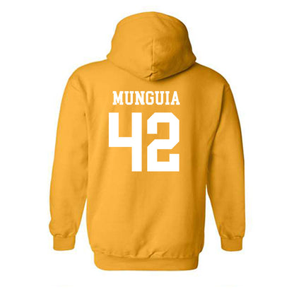 Texas State - NCAA Baseball : Austin Munguia - Classic Shersey Hooded Sweatshirt-1