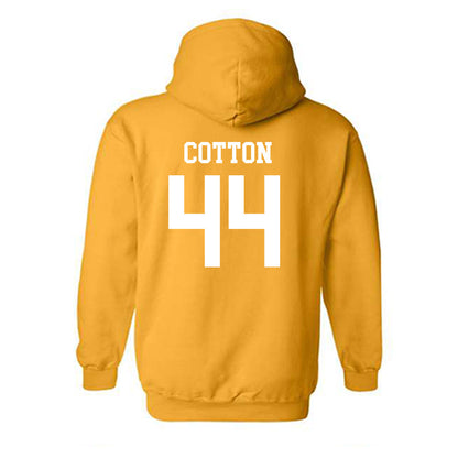 Texas State - NCAA Baseball : Jackson Cotton - Classic Shersey Hooded Sweatshirt-1
