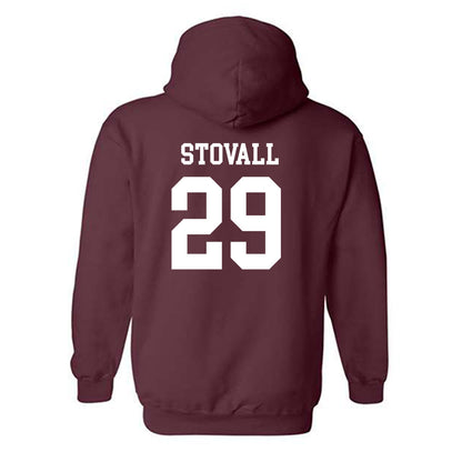 Texas State - NCAA Baseball : Kortland Stovall - Classic Shersey Hooded Sweatshirt-1