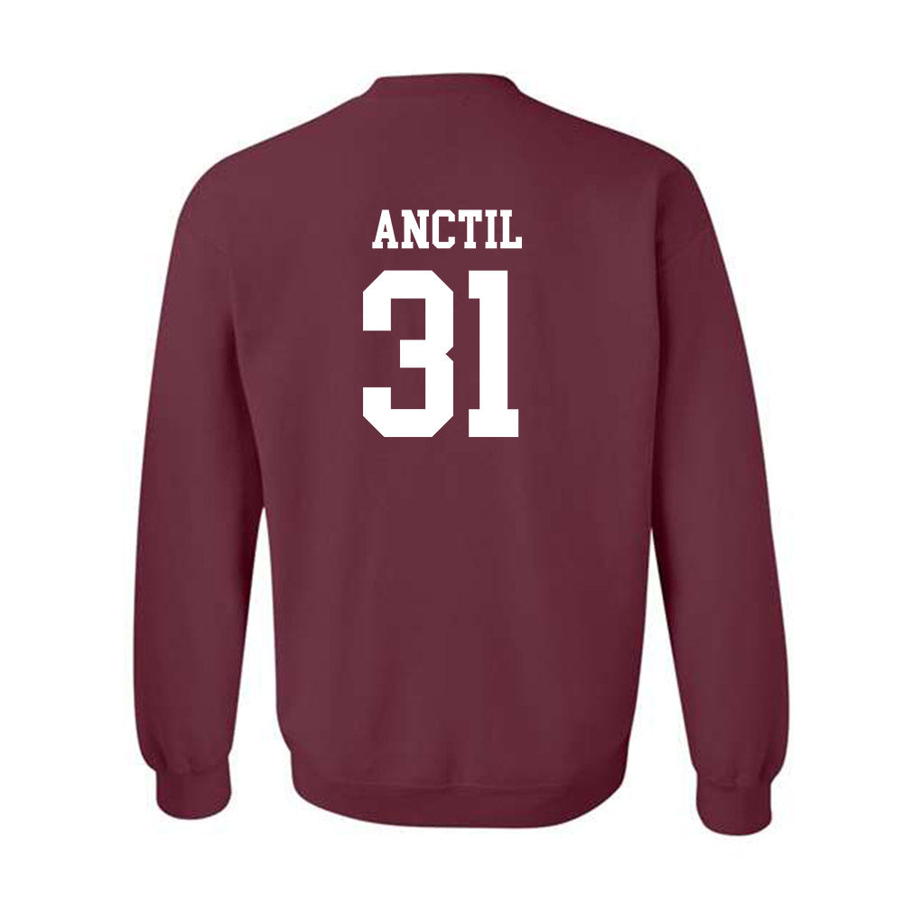 Texas State - NCAA Baseball : Justin Anctil - Classic Shersey Crewneck Sweatshirt-1