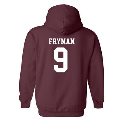 Texas State - NCAA Baseball : Bennett Fryman - Classic Shersey Hooded Sweatshirt-1