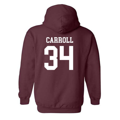 Texas State - NCAA Baseball : Coll Carroll - Classic Shersey Hooded Sweatshirt-1