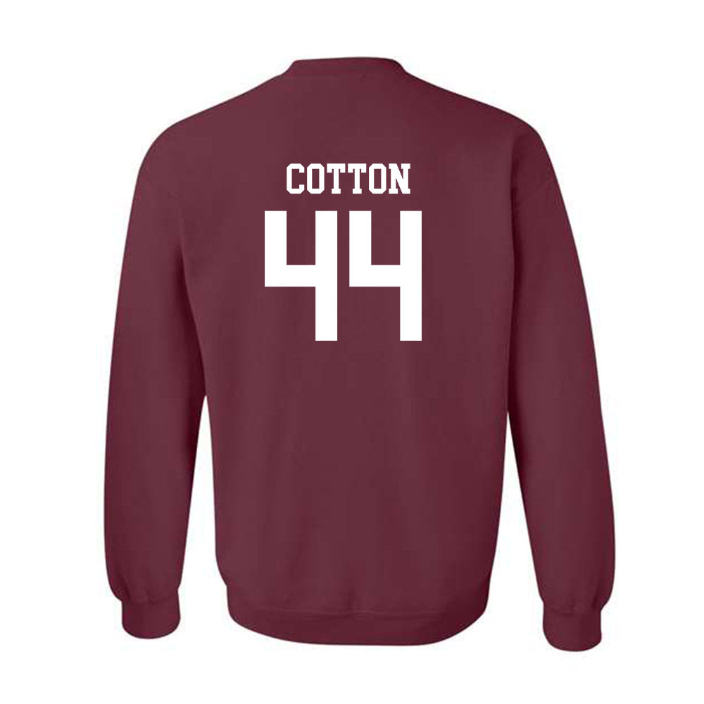 Texas State - NCAA Baseball : Jackson Cotton - Classic Shersey Crewneck Sweatshirt-1
