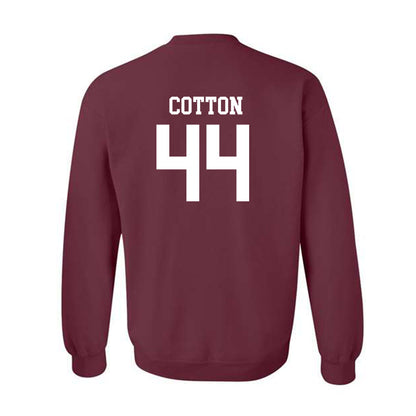 Texas State - NCAA Baseball : Jackson Cotton - Classic Shersey Crewneck Sweatshirt-1