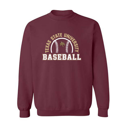Texas State - NCAA Baseball : Colby Diaz - Crewneck Sweatshirt Classic Shersey