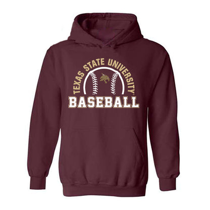 Texas State - NCAA Baseball : Cayden Byrd - Classic Shersey Hooded Sweatshirt-0
