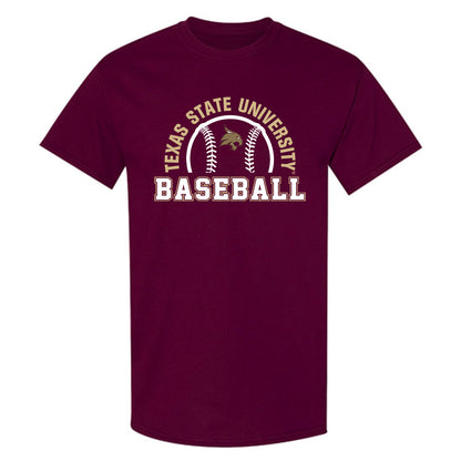 Texas State - NCAA Baseball : Manny Salas - Classic Shersey T-Shirt-0
