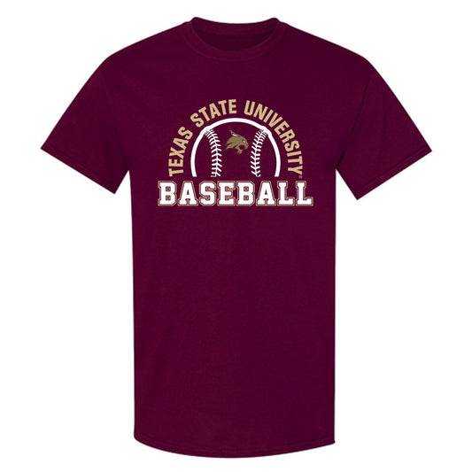 Texas State - NCAA Baseball : Kortland Stovall - Classic Shersey T-Shirt-0