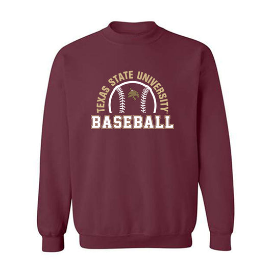 Texas State - NCAA Baseball : Jesus Tovar - Classic Shersey Crewneck Sweatshirt-0