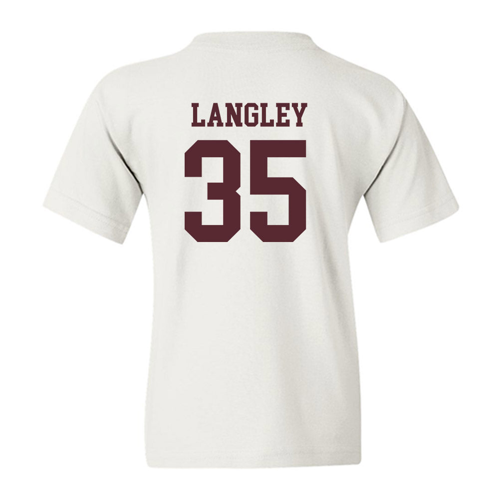 Texas State - NCAA Baseball : Chris Langley - Classic Shersey Youth T-Shirt-1