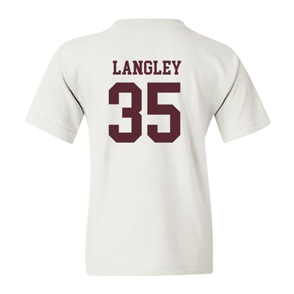 Texas State - NCAA Baseball : Chris Langley - Classic Shersey Youth T-Shirt-1
