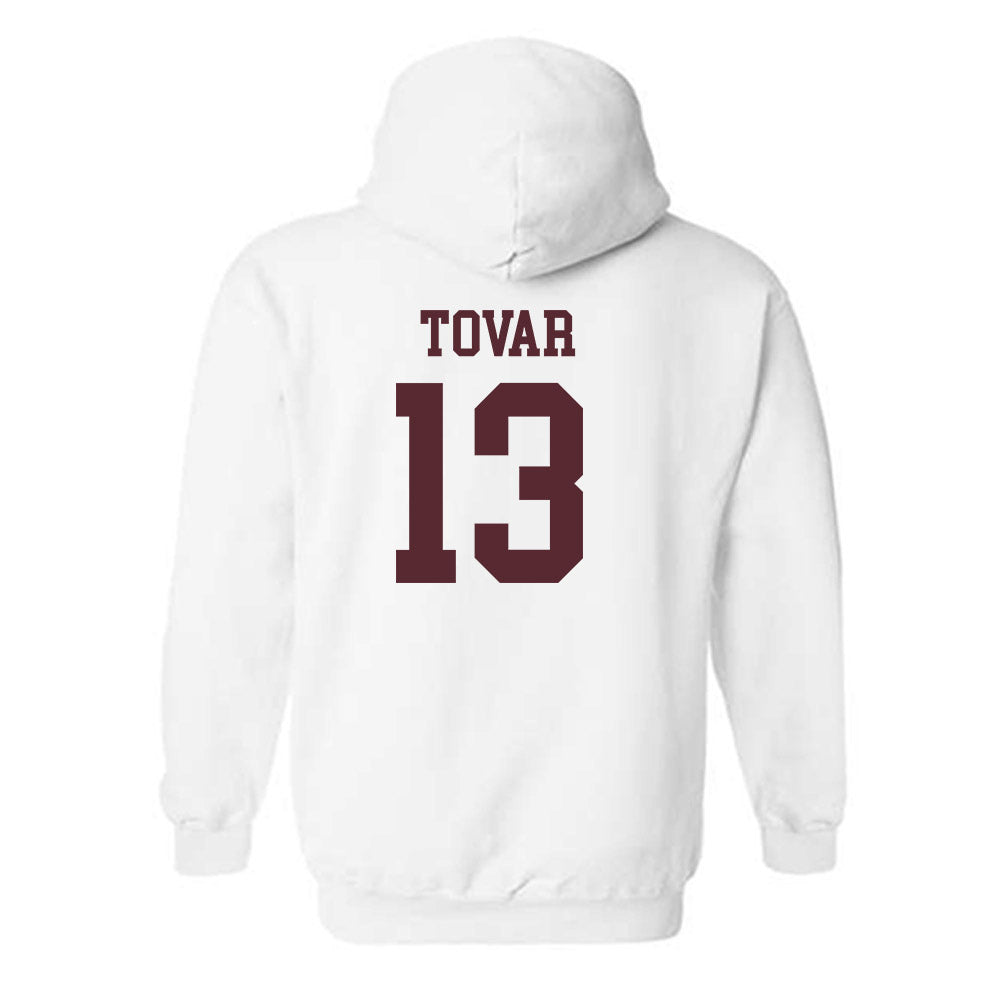 Texas State - NCAA Baseball : Jesus Tovar - Classic Shersey Hooded Sweatshirt-1