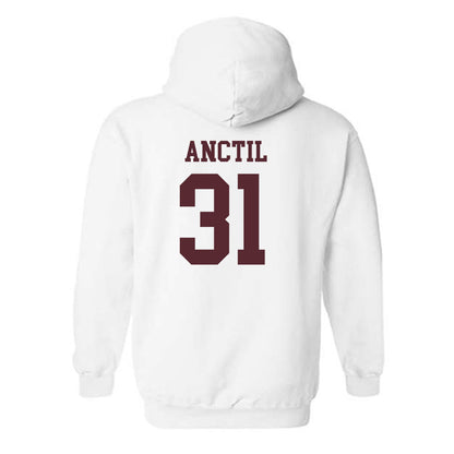 Texas State - NCAA Baseball : Justin Anctil - Classic Shersey Hooded Sweatshirt-1