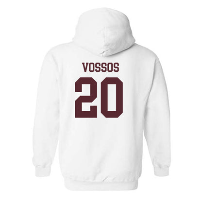 Texas State - NCAA Baseball : Justin Vossos - Classic Shersey Hooded Sweatshirt-1