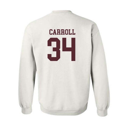 Texas State - NCAA Baseball : Coll Carroll - Classic Shersey Crewneck Sweatshirt-1