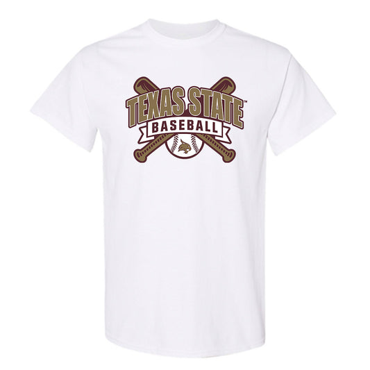 Texas State - NCAA Baseball : Davis Powell - T-Shirt Classic Shersey