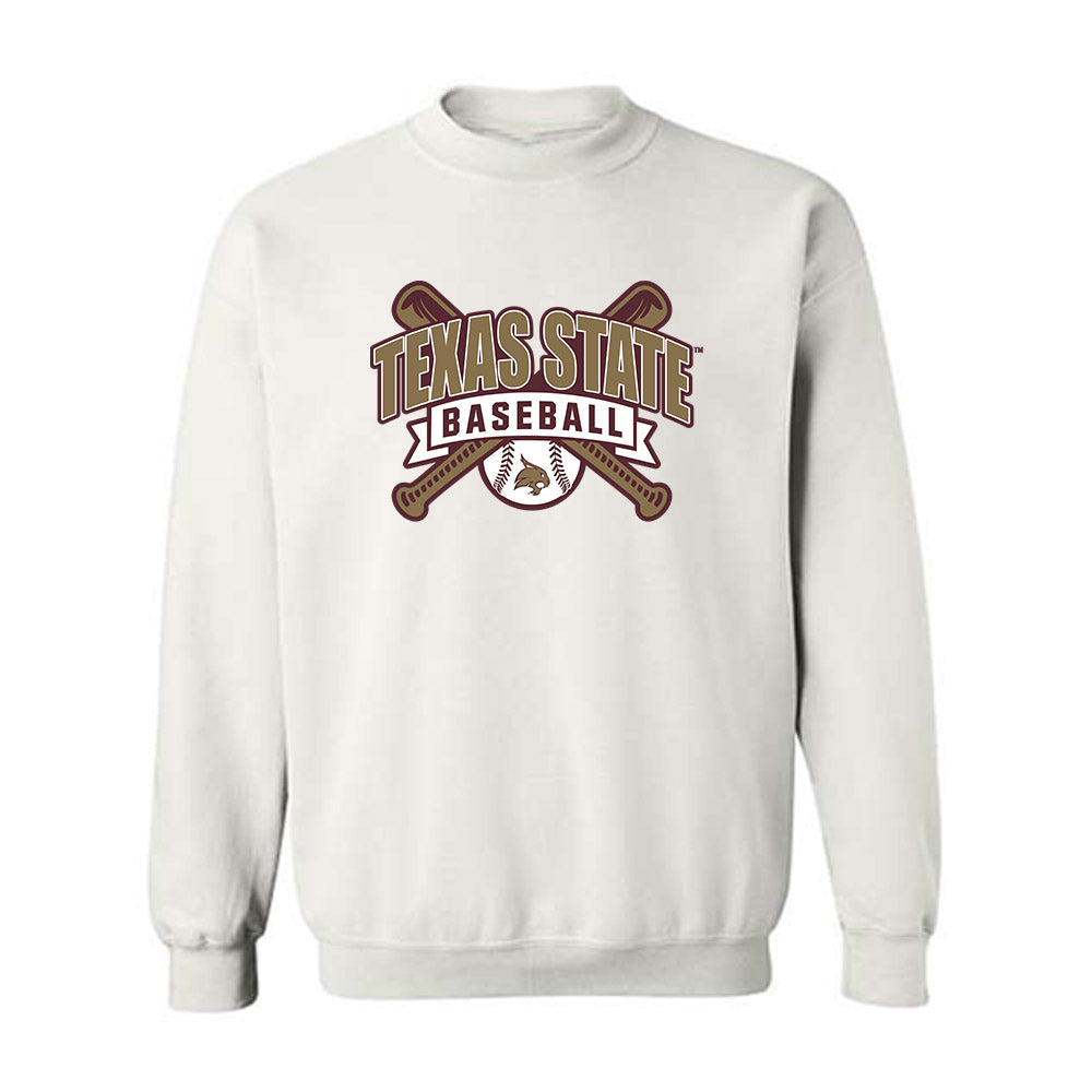 Texas State - NCAA Baseball : Colby Diaz - Crewneck Sweatshirt Classic Shersey