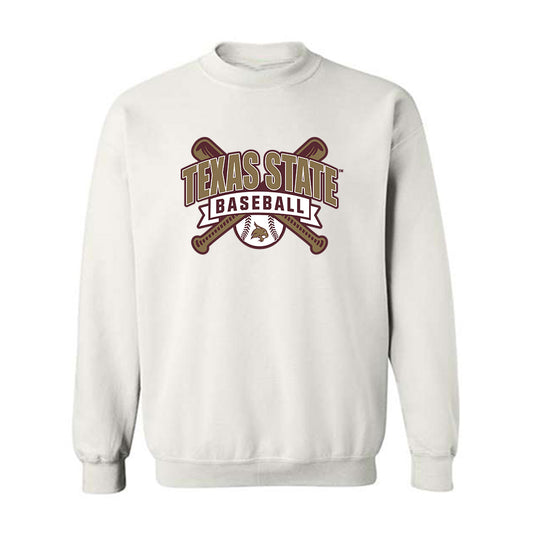 Texas State - NCAA Baseball : Colby Diaz - Crewneck Sweatshirt Classic Shersey