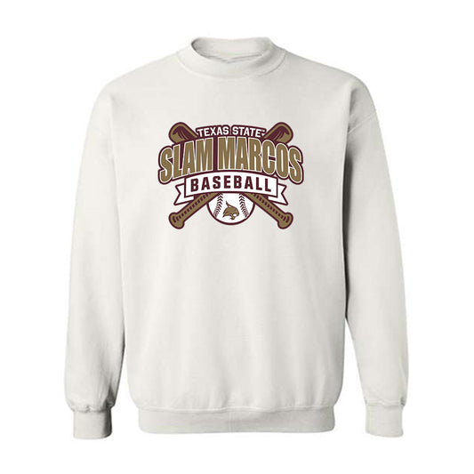 Texas State - NCAA Baseball : Manny Salas - Classic Shersey Crewneck Sweatshirt-0