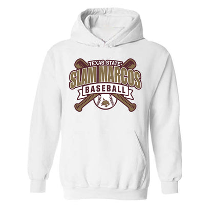 Texas State - NCAA Baseball : Cayden Byrd - Classic Shersey Hooded Sweatshirt-0
