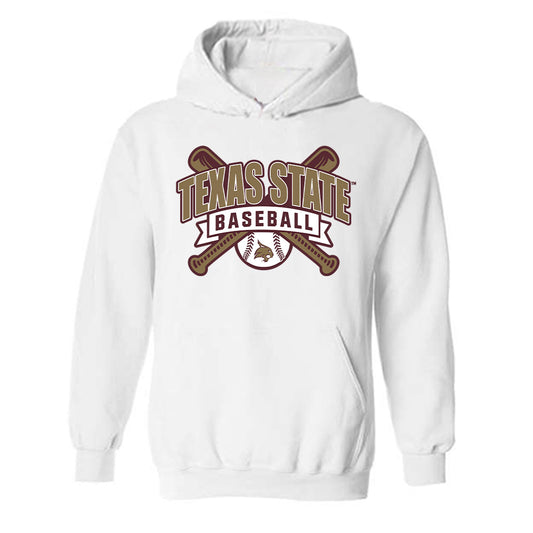 Texas State - NCAA Baseball : Colby Diaz - Hooded Sweatshirt Classic Shersey