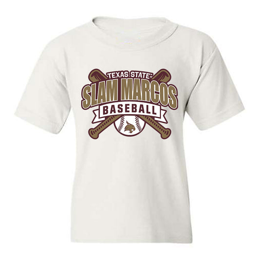 Texas State - NCAA Baseball : Jackson Cotton - Classic Shersey Youth T-Shirt-0