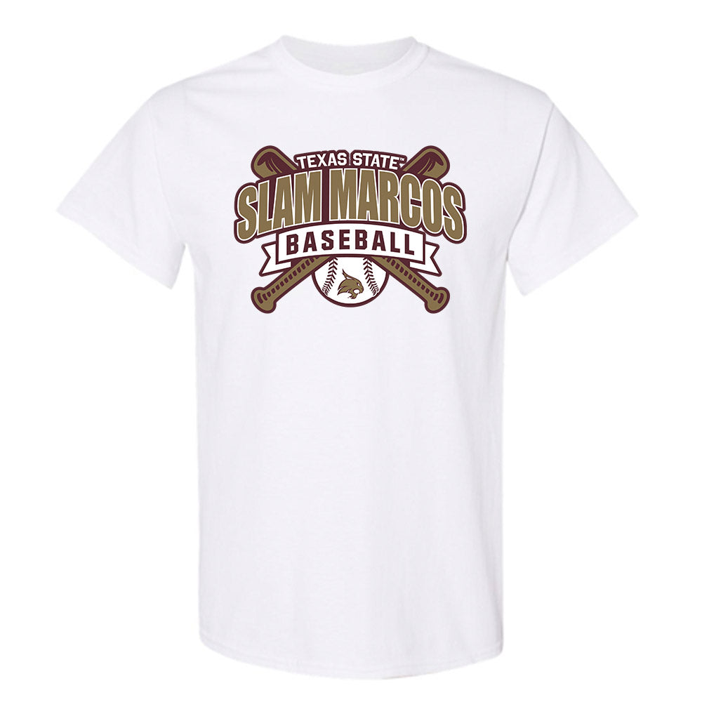 Texas State - NCAA Baseball : Bennett Fryman - Classic Shersey T-Shirt-0