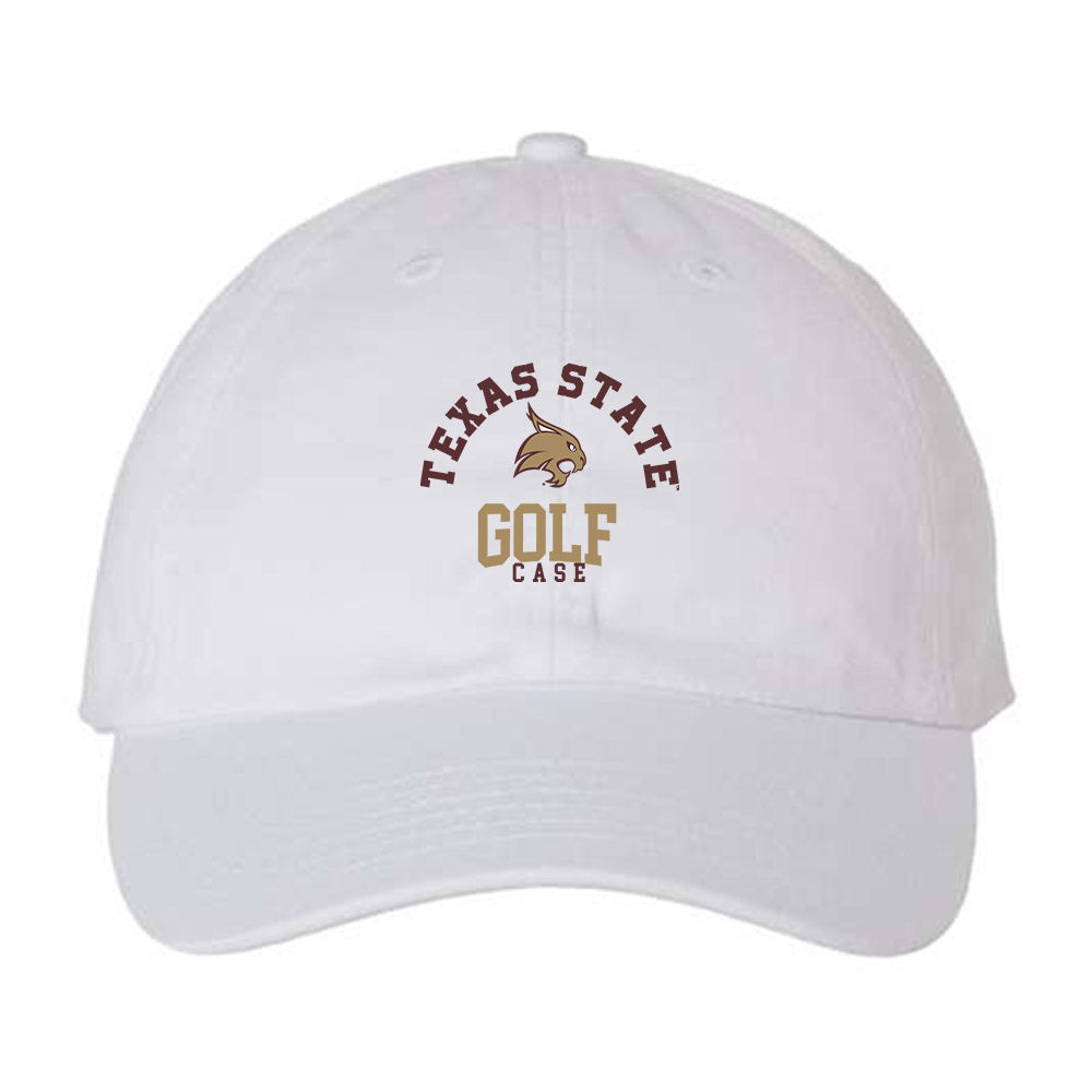 Texas State - NCAA Men's Golf : Corrington Case - Dad Hat-0