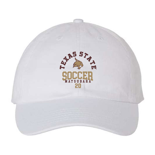 Texas State - NCAA Women's Soccer : Luna Matsubara - Dad Hat-0