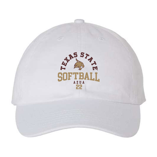 Texas State - NCAA Softball : Madison Azua - Dad Hat-0