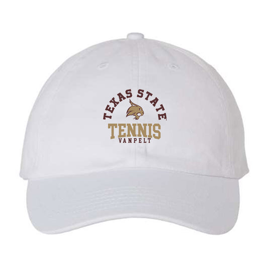 Texas State - NCAA Women's Tennis : Kinley VanPelt - Dad Hat-0