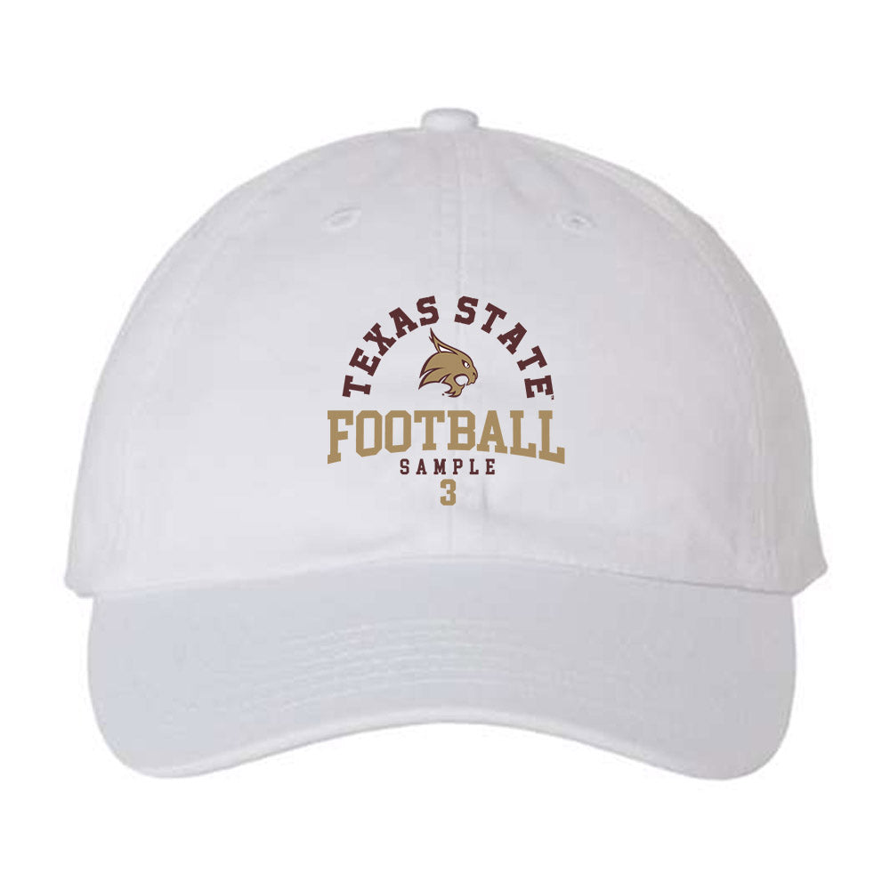 Texas State - NCAA Football : Zech Sample - Dad Hat-0