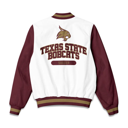 Texas State - NCAA Women's Soccer : Luna Matsubara - Bomber Jacket-1