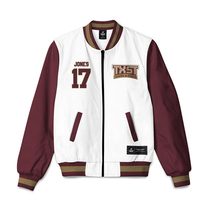 Texas State - NCAA Football : chris jones - Bomber Jacket-0