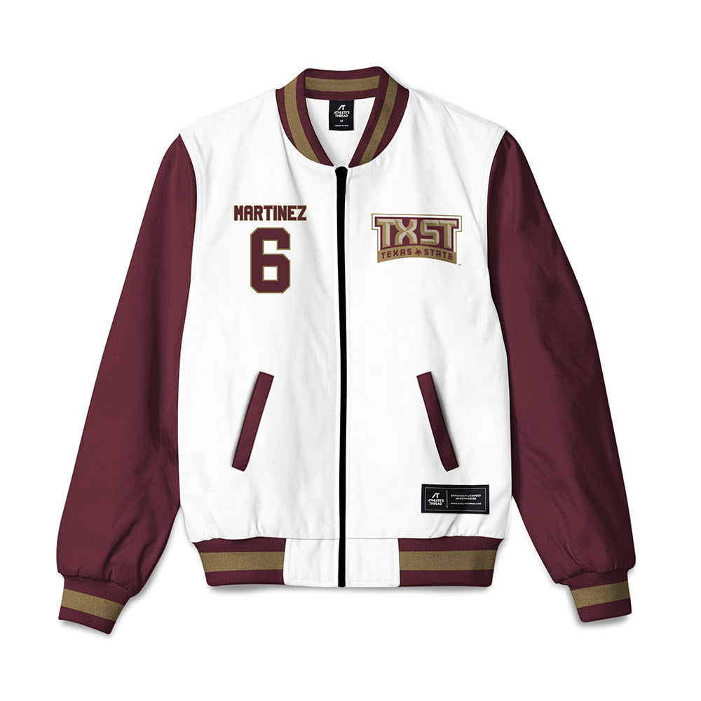 Texas State - NCAA Women's Soccer : Brooke Martinez - Bomber Jacket-0