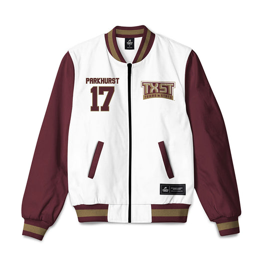 Texas State - NCAA Football : Gavin Parkhurst - Bomber Jacket-0