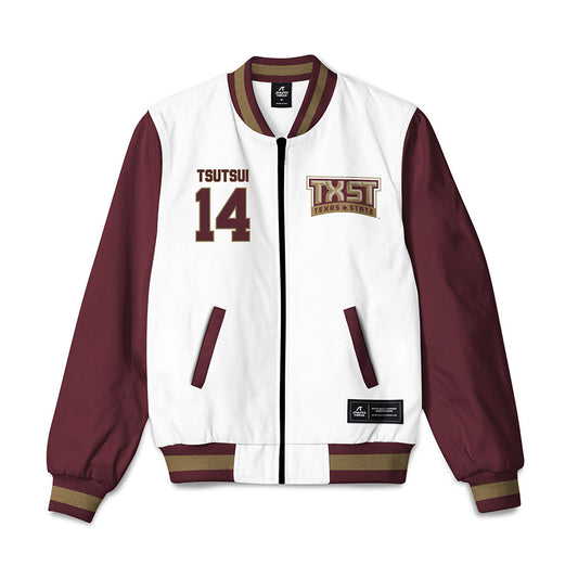 Texas State - NCAA Women's Soccer : Matsuri Tsutsui - Bomber Jacket-0