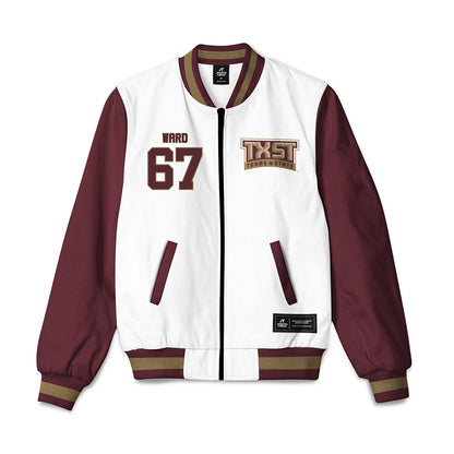 Texas State - NCAA Football : Preston Ward - Bomber Jacket-0