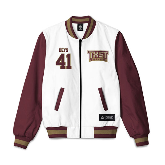 Texas State - NCAA Football : Dante Keys - Bomber Jacket-0
