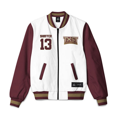 Texas State - NCAA Women's Basketball : Makenna Shaffer - Bomber Jacket-0