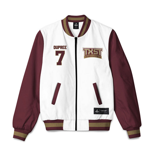 Texas State - NCAA Women's Soccer : Lilah Dupree - Bomber Jacket-0