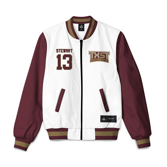 Texas State - NCAA Women's Soccer : Sanai Stewart - Bomber Jacket-0