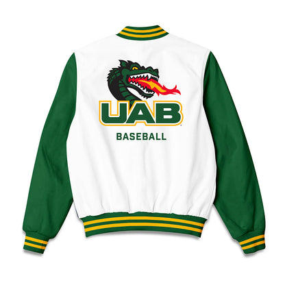 UAB - NCAA Baseball : Carter Samuelson - Bomber Jacket-1