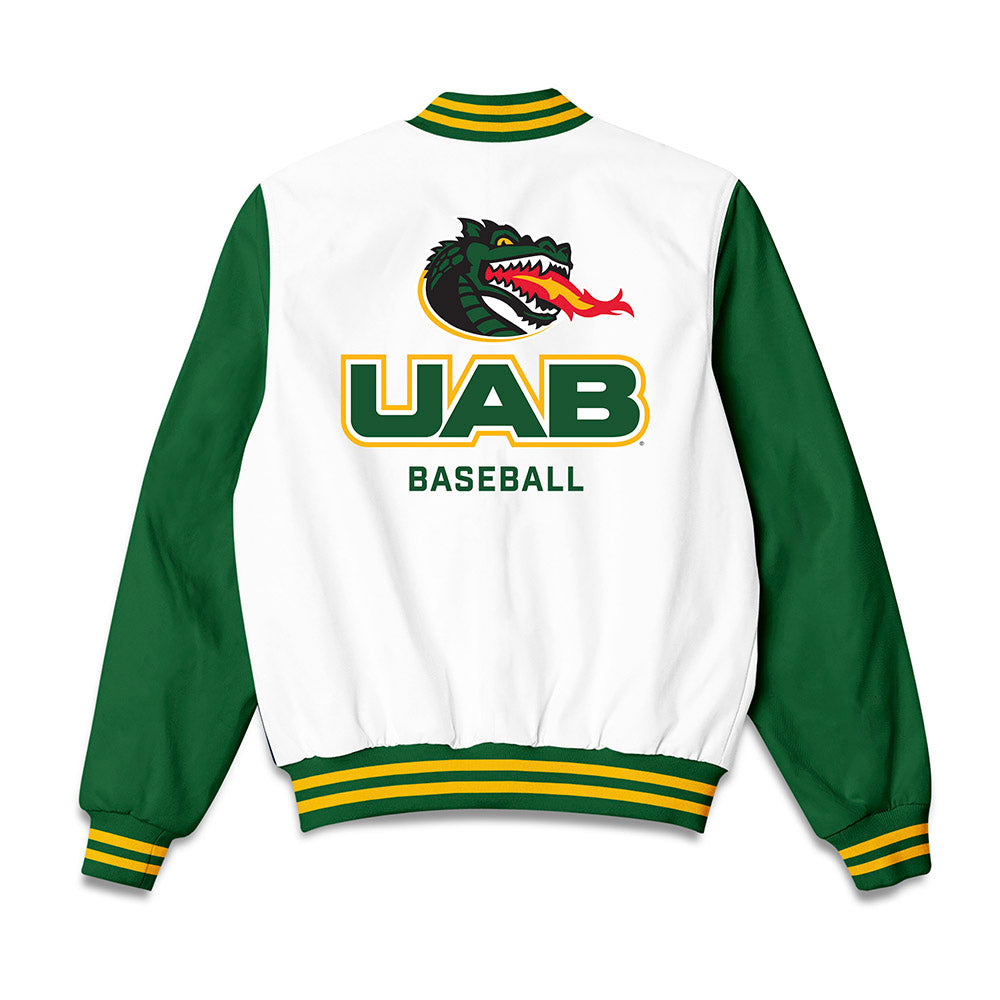 UAB - NCAA Baseball : Carter Samuelson - Bomber Jacket-1
