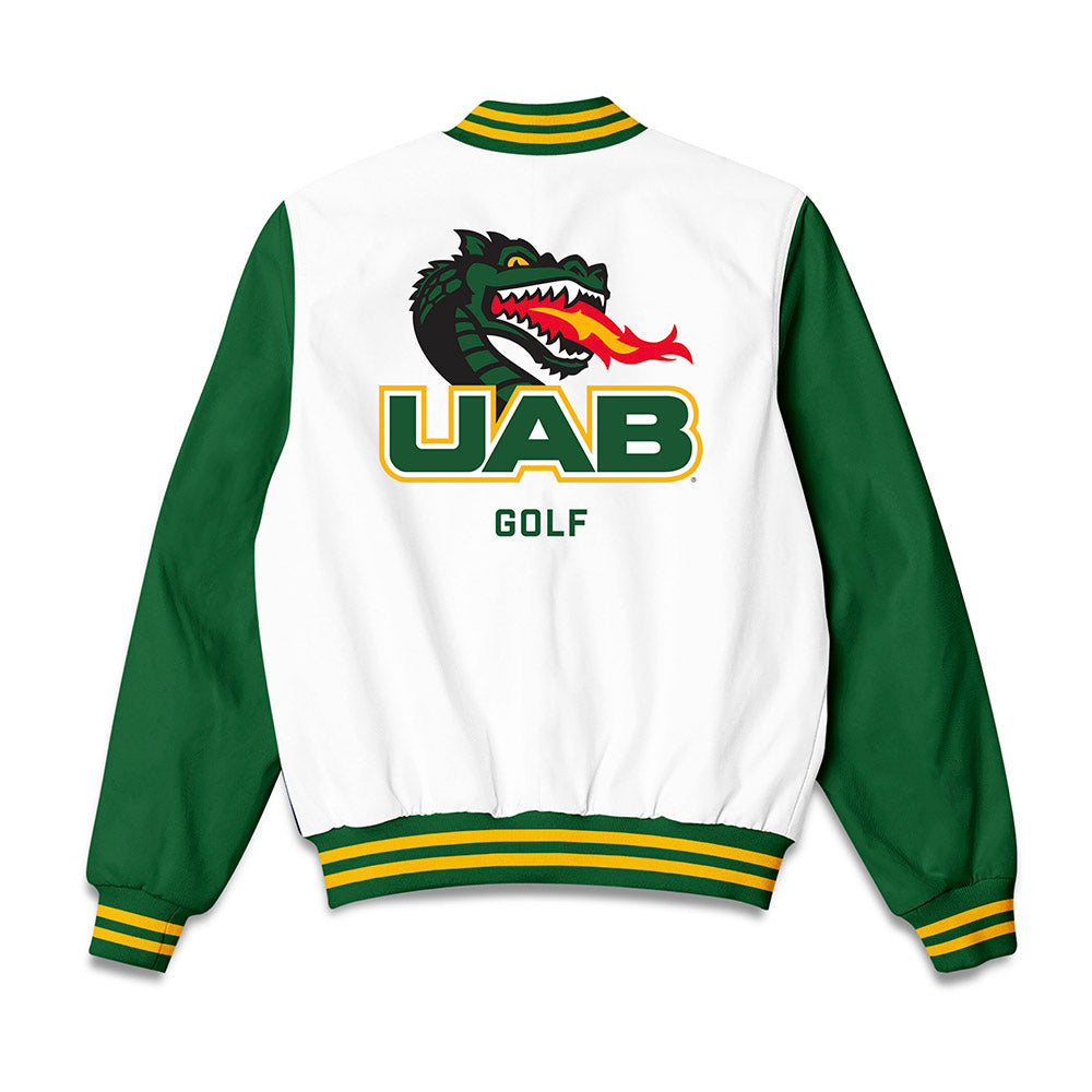 UAB - NCAA Women's Golf : Grace Sinclair - Bomber Jacket-1