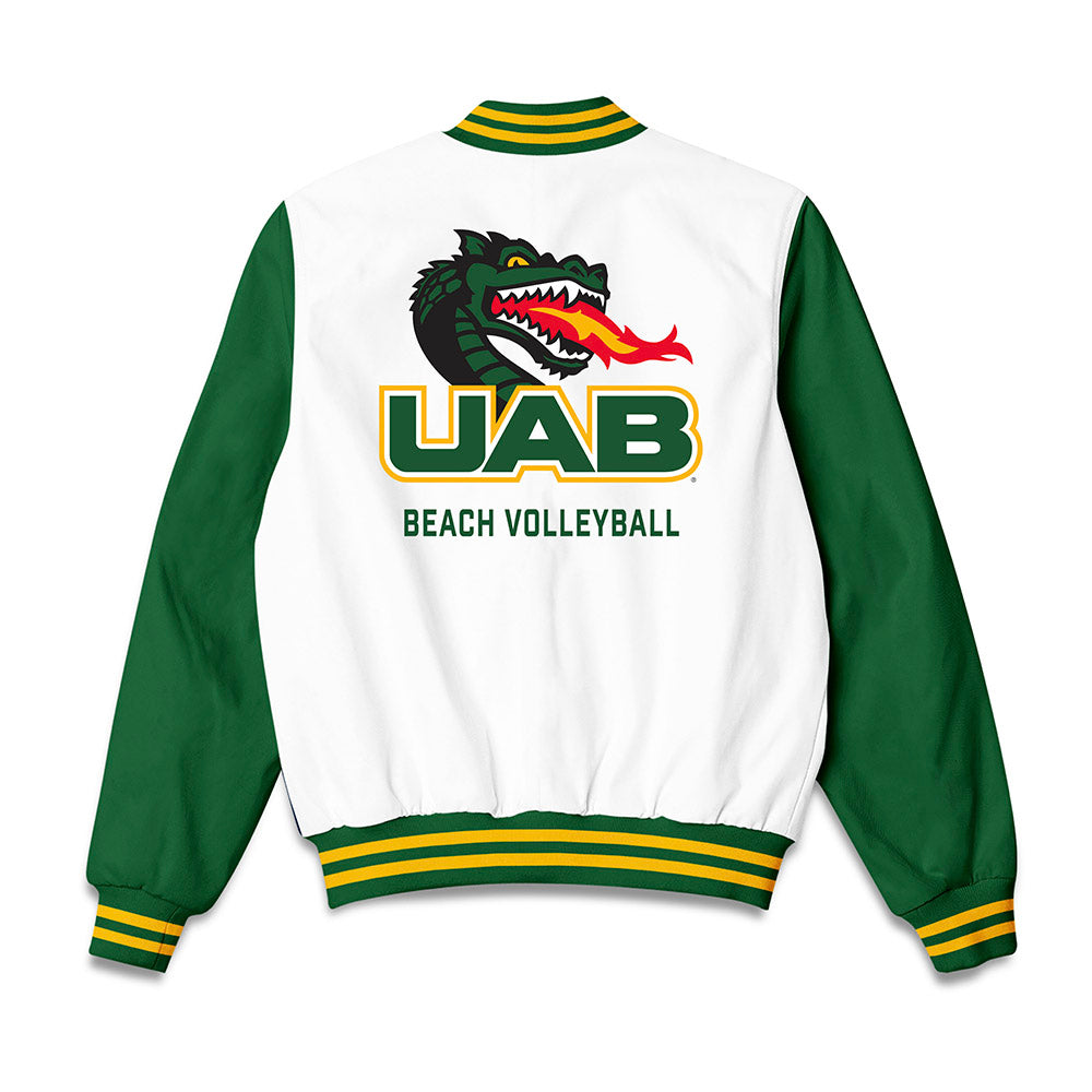 UAB - NCAA Beach Volleyball : Sarah Smith - Bomber Jacket-1