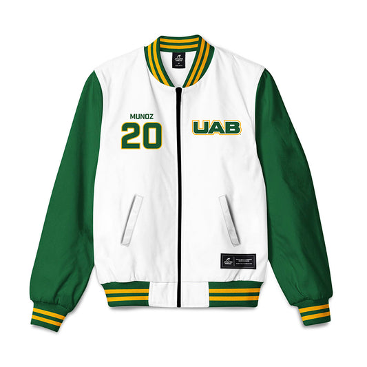 UAB - NCAA Women's Basketball : Sofia Munoz - Bomber Jacket-0