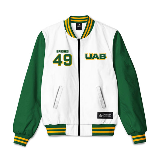 UAB - NCAA Football : Jacoby Bridges - Bomber Jacket-0